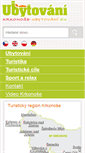 Mobile Screenshot of krkonose-ubytovani.eu